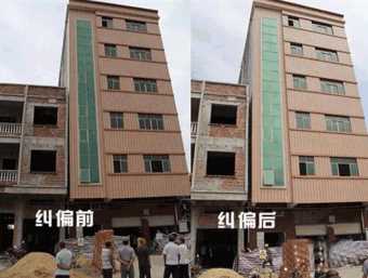 保定顺平县倾斜纠正